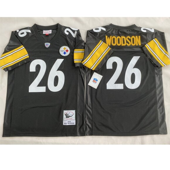 Mens Youths Kids Womens Rod Woodson Black Stitched Jersey